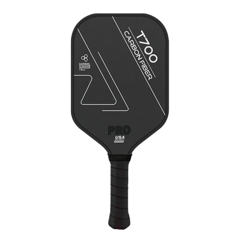 Raqueta de Pickleball Profesional T700 de Fibra de Carbono (16mm) - Aprobadas por USAPA