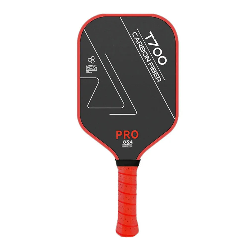 Raqueta de Pickleball Profesional T700 de Fibra de Carbono (16mm) - Aprobadas por USAPA